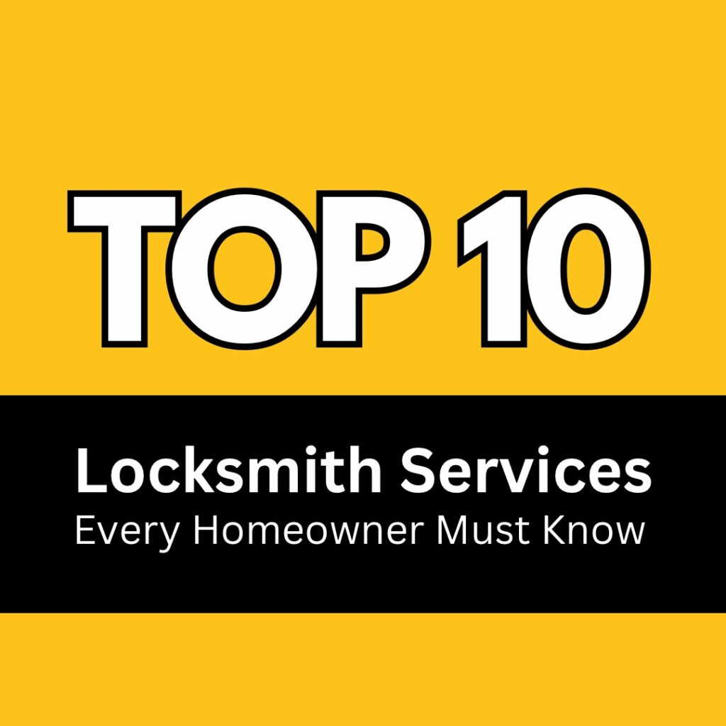 Top 10 Locksmith Services
