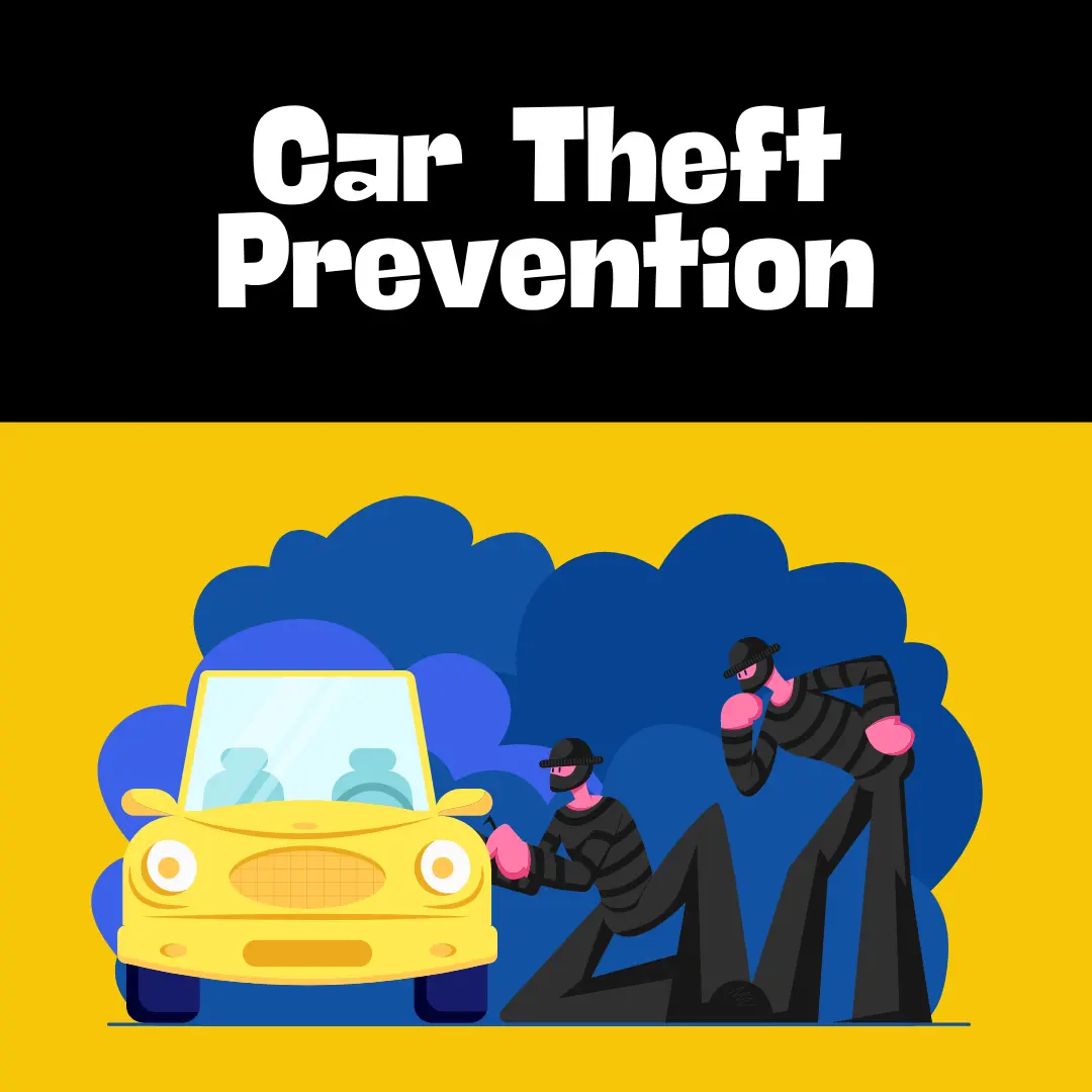 Car Theft Prevention Poster